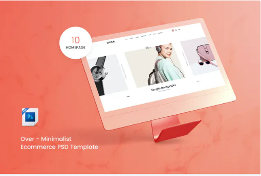 Over - Ecommerce PSD Template