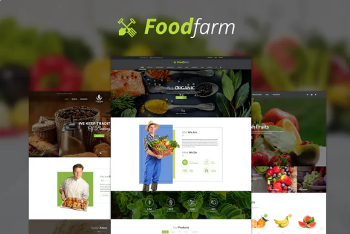 FoodFarm - Multipurpose PSD Template