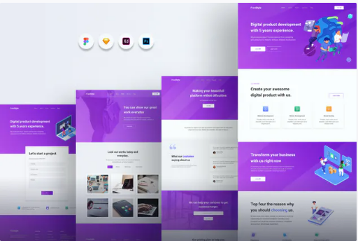 Scuba - Company Profile Website Template