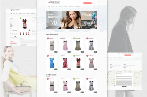 Star Shop - PSD Template
