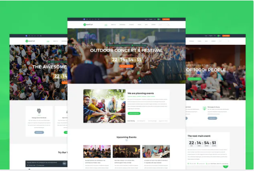 Smartup - Event Management PSD template