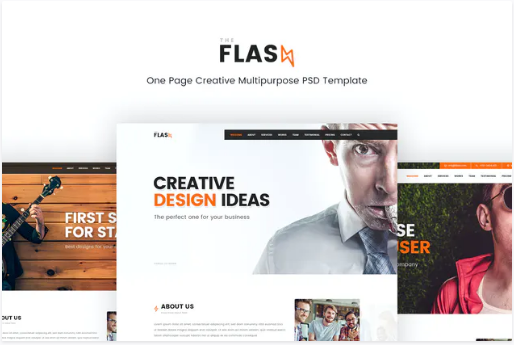 Flash – Creative Multipurpose PSD Template