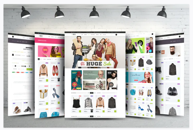 eCommerce Web Template - PSD