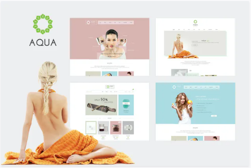 Aqua - Spa & Beauty Website Template