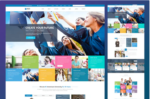 University Education PSD Template