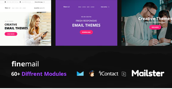 finemail - 60+ Modules + Online Access + Mailster + MailChimp