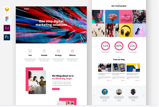 Beken- Digital Agency Website Template