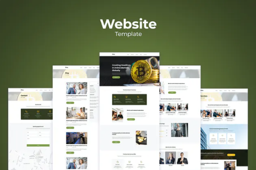 Fintech Business Website Templates
