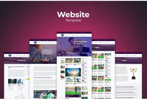 Football Soccer Website Templates