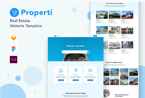 Properti - Real Estate Website Template