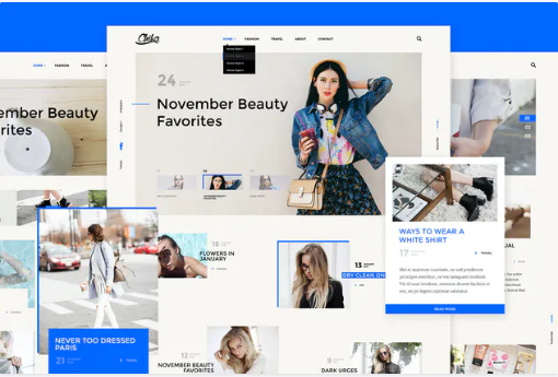 Chicka Creative Blog PSD Templates