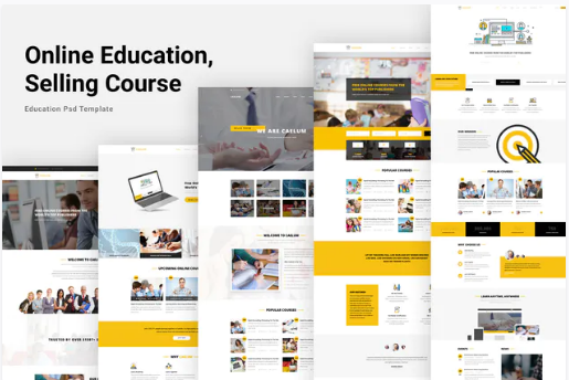 Caelum - Education PSD Template