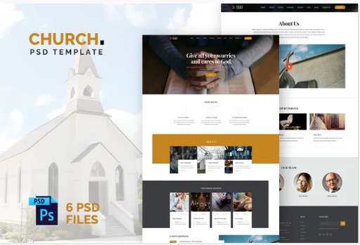 The Church PSD Template