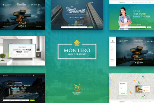 Montero - Real Estate PSD Template