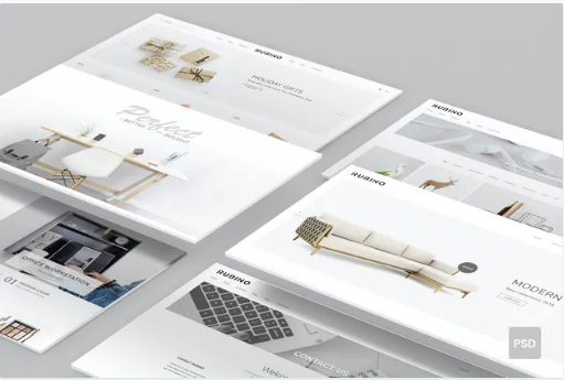 Rubino - Minimal & Creative PSD Template