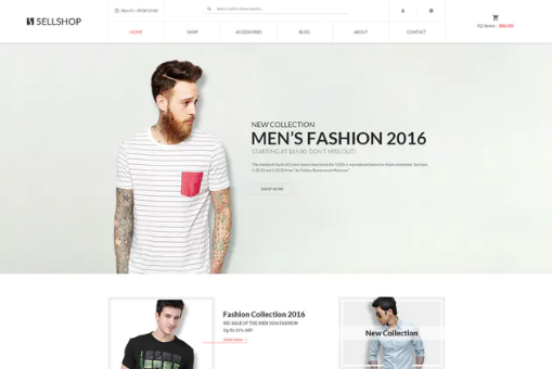SellShop - eCommerce PSD Template