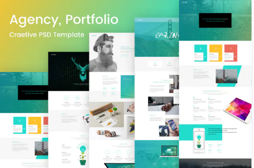 Carina - Creative Multipurpose PSD Template