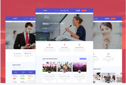 Fivent - Conference & Event PSD Template