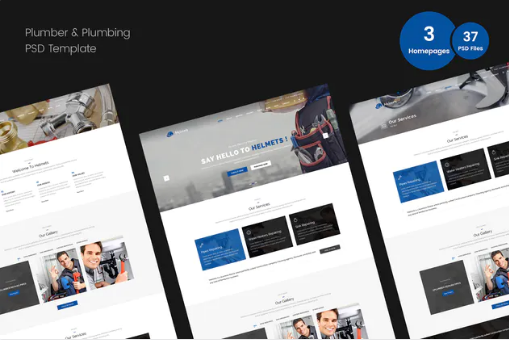 Plumber PSD Template