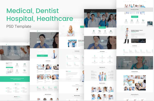Columba - Medical PSD Template