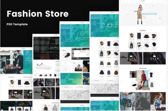 Ara - Fashion Store Multipurpose PSD Template
