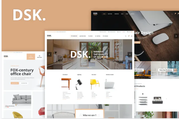 DSK - Furniture PSD Template