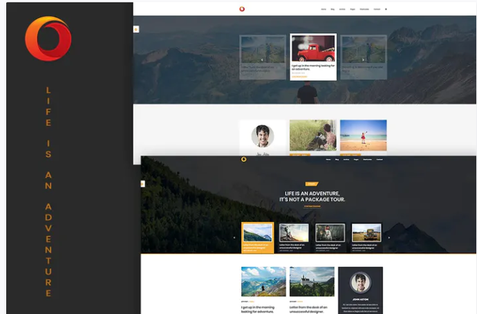 Dot – Personal Blog PSD Template