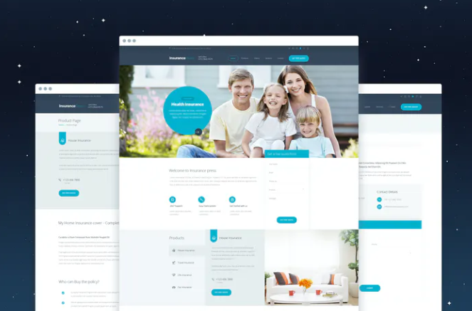 Insurance Press - Insurance PSD Template