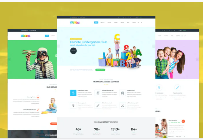Koudo - Kindergarten PSD template
