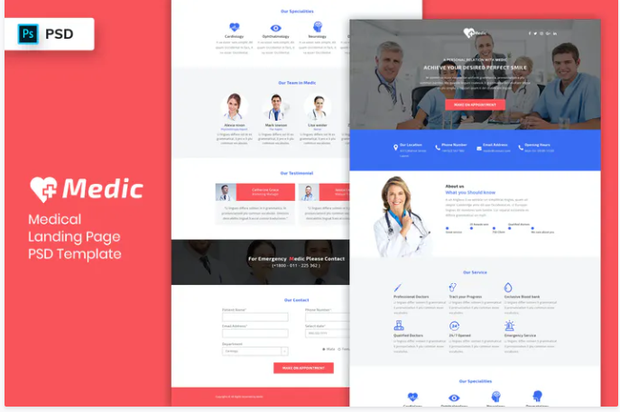 Medical - Landing Page PSD Template-03