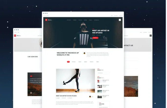 Mockup - Magazine PSD Template