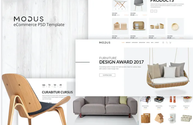 Modus - eCommerce PSD Template