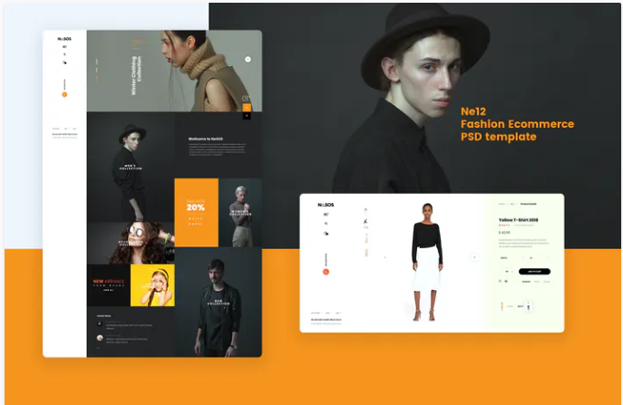 Ne12 - Fashion Ecommerce PSD template