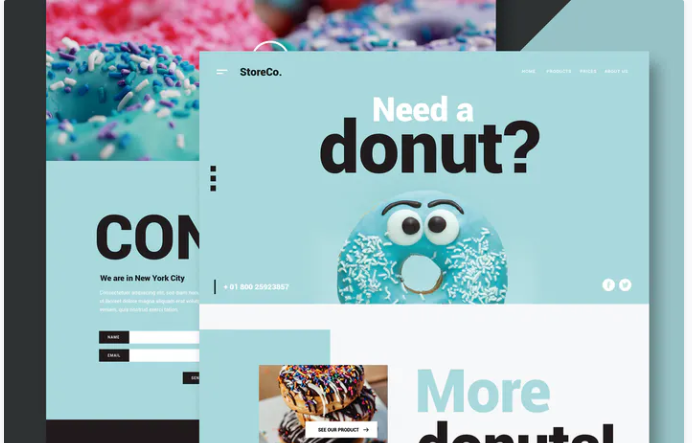 Restaurant & Food - Website