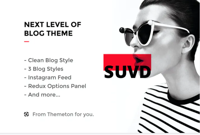 SUVAD - Personal Blog PSD Template