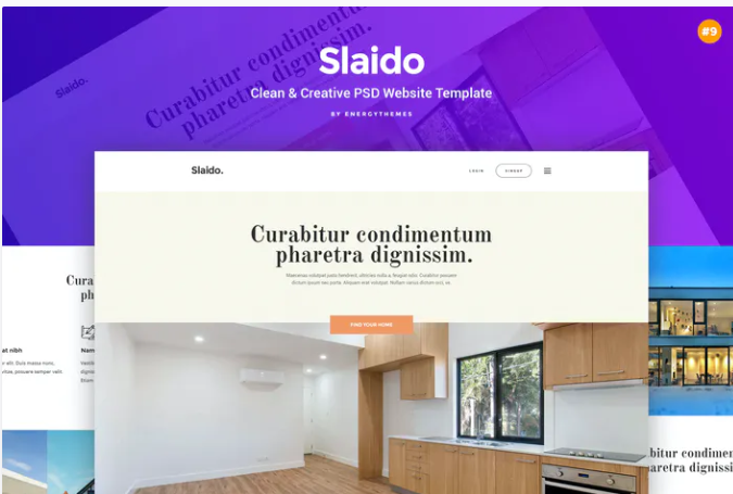 Slaido PSD Websites - #9