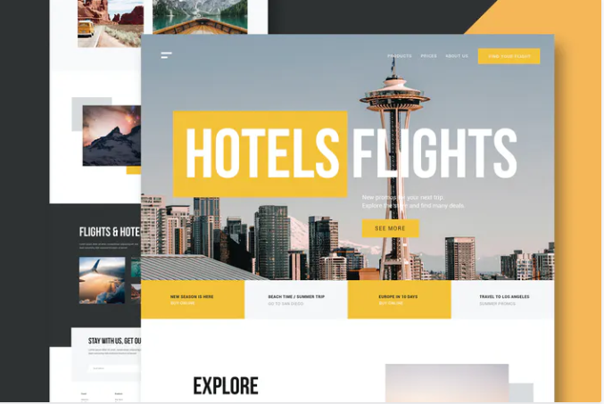Travel Agency - PSD Website