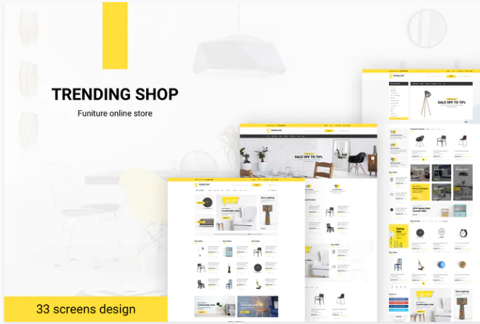 Trending Shop - Furniture PSD Template