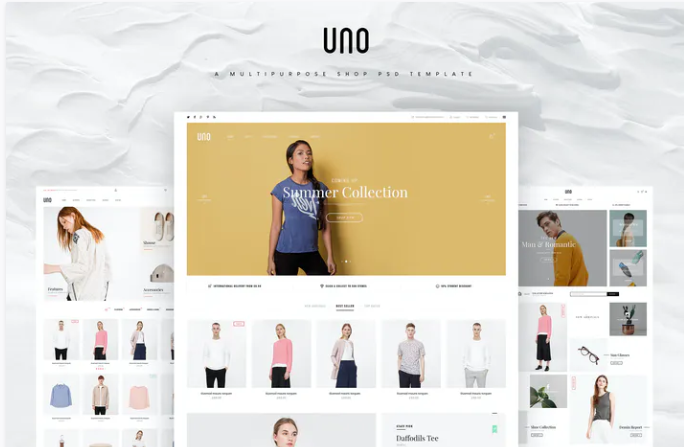 UNO - A Multipurpose Shop PSD Template