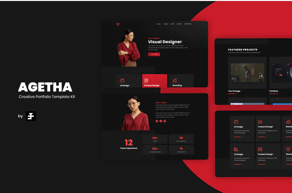 Product Image - Agetha – Creative Portfolio Template Kit