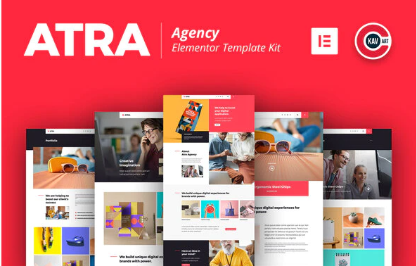 Product Image - Atra – Creative Agency Elementor Template Kit