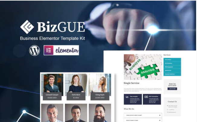 BizGUE - Business Elementor Template Kit
