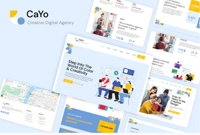 CaYo - Creative Agency Elementor Template Kit