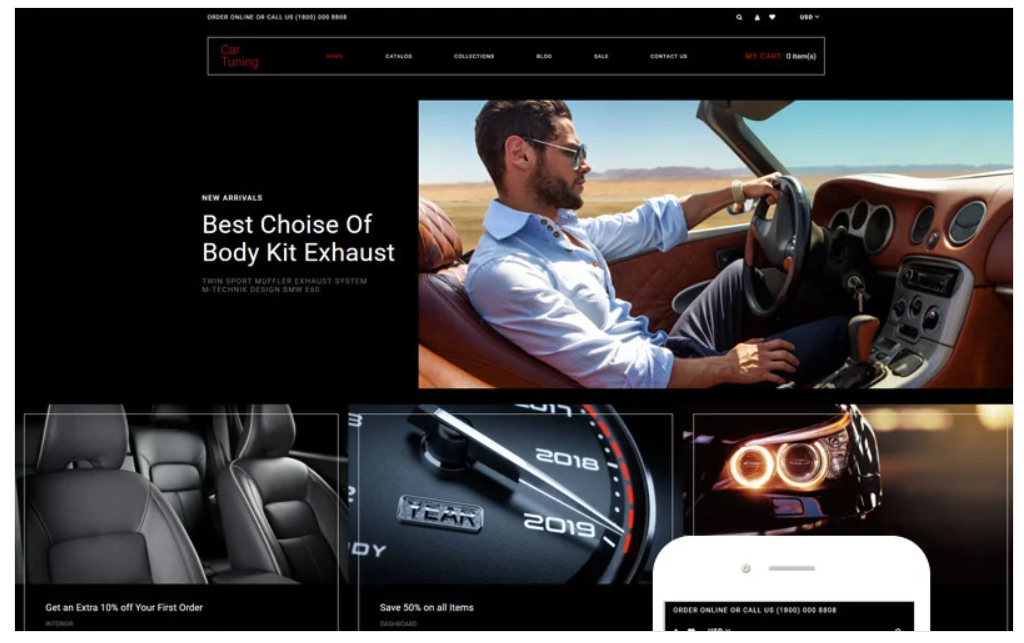 Car Tuning - Car Tuning Multipage Modern Shopify Theme
