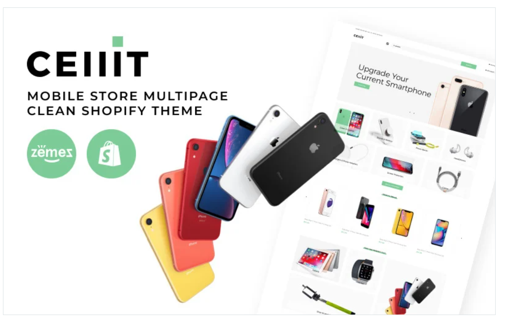 Cellit - Mobile Store Multipage Clean Shopify Theme