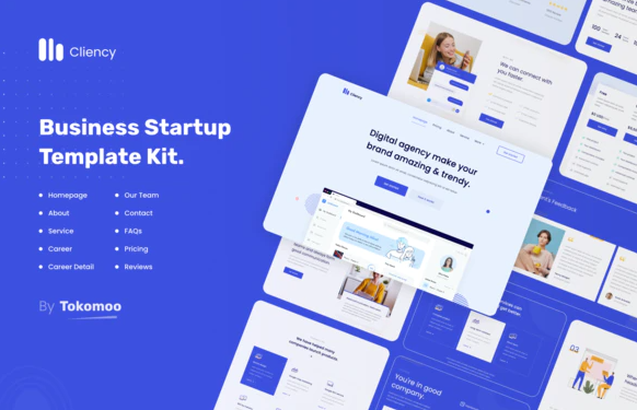 Clientcy | Business & Startup Elementor Template Kit