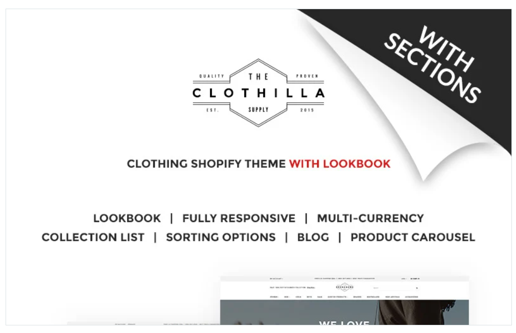 Clothilla - Clothing Store Shopify Theme
