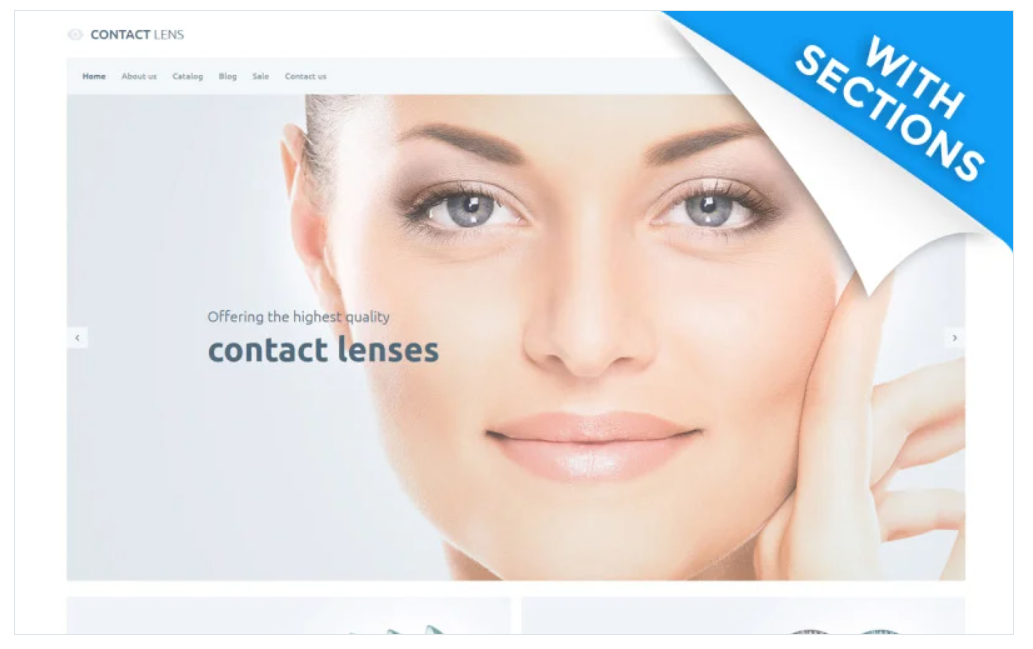 Contact Lens - Lens Store Shopify Theme