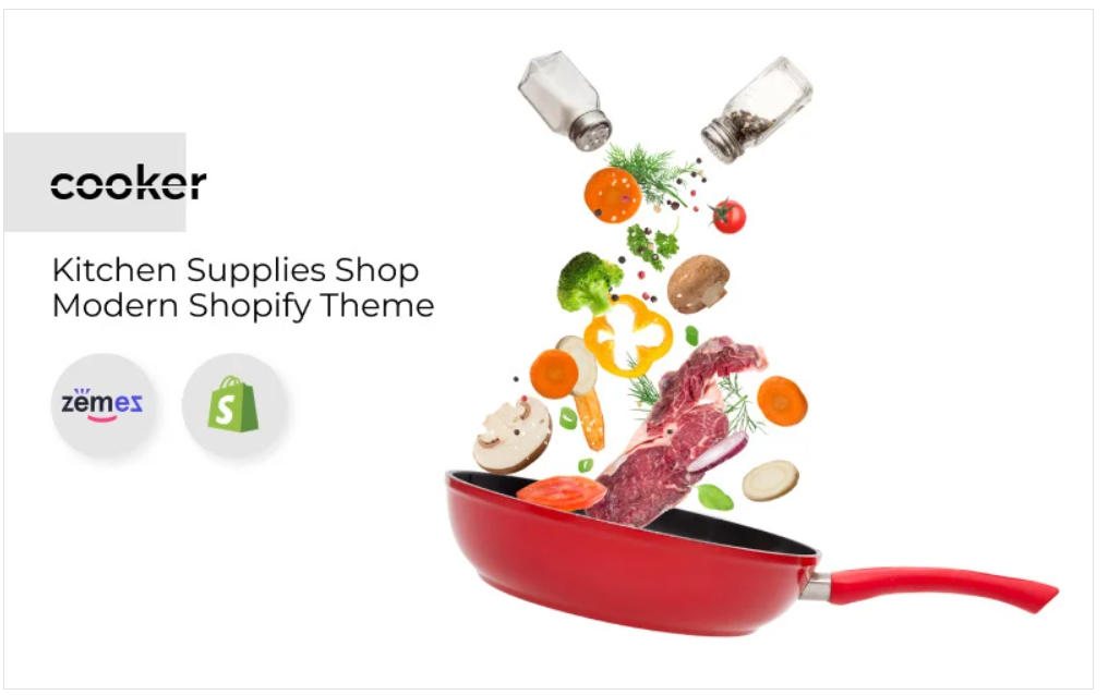 Cooker - Kitchen Supplies Shop Modern Shopify Theme
