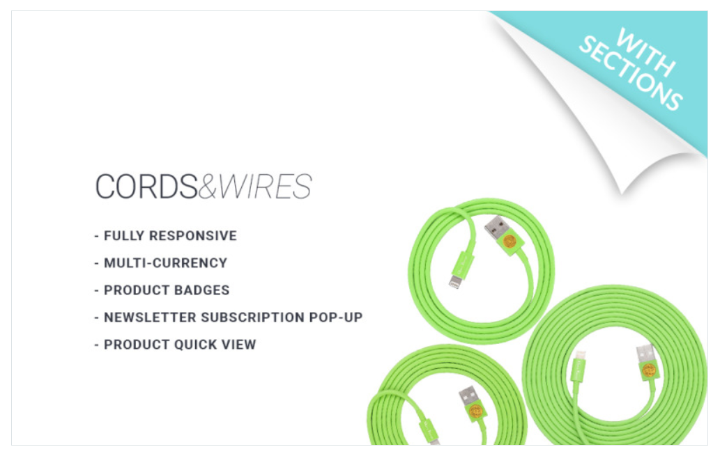 Cords & Wires Shopify Theme